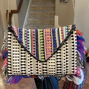 Multicolor Patterned Women's Bag